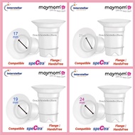 🇸🇬Maymom Flange Insert 17, 19, 21, 24mm for Freemie Spectra Youha Handsfree Cup Breast Pump Part