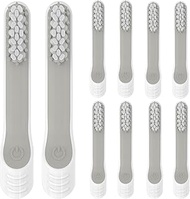 Toothbrush Replacement Heads for Quip Electric Toothbrush, 10 Pack Replacement Heads, Soft Bristles,