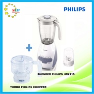 BLENDER PHILIPS HR2115+TURBO CHOPPER
