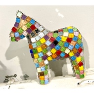 handmade glass mosaic horse display hobbycraft product