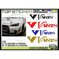 VARIS LOGO CAR STICKER MYVI AXIA ALZA BEZZA SAGA EXORA PERSONA VIOS ALTIS JAZZ CITY CIVIC LANCER TOY