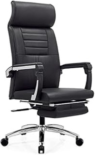 Office Chair High Back Executive Chairs,Ergonomic Computer Swivel Seat with Headrest Footrest,Supervisor Lunch Break Reclining Task Desk Chair hopeful