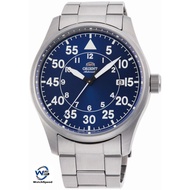 Orient RA-AC0H01L Analog Automatic Power Reserve Blue Dial Japan Made Stainless Steel Case Bracelet Men's Watch