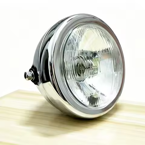 Motorcycle Headlight Metal Retro Front Light Fits For Suzuki GN125 GN 125 GN125H GN125-2F HJ125-8 GN