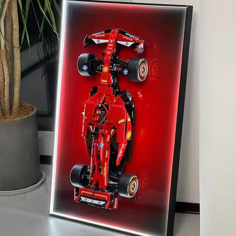 Display Wallboard for Lego 42207 Ferrari SF-24 F1,42171 Mercedes-AMG Adult Collectibles for Lego Car