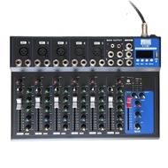 มิกเซอร์ รุ่น MKC F-7BT มิกซ์เซอร์ 7 แชลแนล DJ สตูดิโอ KARAOKE Live สด Gaming ควบคุมซาวด์ Sound Mixe