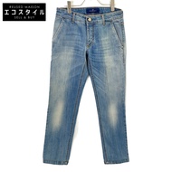 กางเกงยีนส์ Entre Ami สีฟ้าฟอก มีซิป ไซส์ 31 (มือสอง)