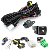 H11 H8 Fog Light Wiring Harness for J'eep 2009-2018 Wrangler JK w/OEM Style ON/Off Switch Kit & 40A 