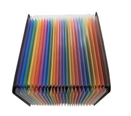 PKTL  Túi lưu hồ sơ tài liệu 24 ngăn có tag name (Màu cầu vòng)