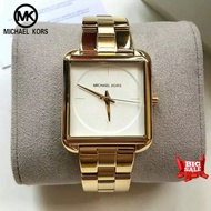 Original Pawnable Michael Kors Lake Square Gold White Tone Women’s Watch