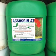 100% ORIGINAL 👍 20L ASSASSIN 41➡️ 41%Glyphosate-Isopropylammonium HERBICIDE RACUN RUMPUT