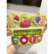 4 pcs Nutrition month head dress