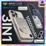 ego - MAGPOWER Gen.4U Ultra 10000mAh Magsafe 磁充 磁吸 移動電源 IOS LinkUp 20W Type C PD快充 行動電源 流動電源 尿袋 充電寶