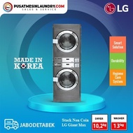 Stacked Non Coin LG Giant Max (Washer LG Giant Max 13 Kg & Dryer LG Giant Max 10,2 Kg)