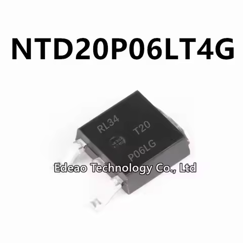 10~100Pcs/lot NEW NTD20P06LT4G TO-252 NTD20P06L NTD20P06 20P06L 20P06 T20P06LG P06LG TO252 15.5A 60V