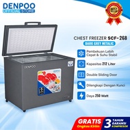 Chest Freezer Denpoo SCF 268CG Kapasitas (235 Liter)
