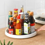 SP SAUCE - 廚房旋轉式調味料架調味碟置物碟架醬油鹽糖醬料收納廚房雪櫃整理必備神器 旋轉式 調味料收納置物架 儲物盒