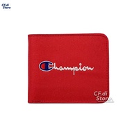 CF106 กระเป๋าสตางค์ปัก Champion (แถมกล่อง การ์ด) (มีหลายสี) กระเป๋าสตางค์ผู้ชาย กระเป๋าสตางค์ผู้หญิง