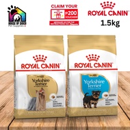 Royal Canin Yorkshire Terrier Adult & Puppy Dry Dog Food 1.5kg - Breed Health Nutrition Royal Canin 