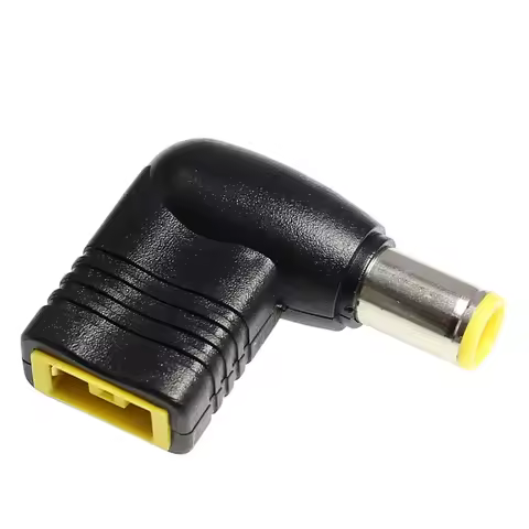 Square Female To 7.9x5.5mm Male DC Power Plug Connector for Laptop Lenovo T400 T410 T420 T430 X200 X