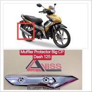 HONDA DASH125 FI DASH 125 NEW FUEL INJECTION MUFFLER PROTECTOR EXHAUST COVER BIG M.PROTECTOR (CP) CH