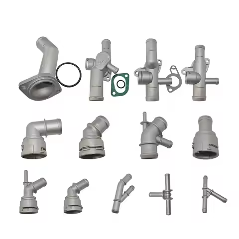 Aluminium Cooling Coolant Water Distribution Pipe Hose Connector For Golf MK4 Jetta 1.8T 2.0L TDI fo
