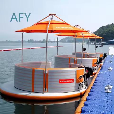 Popular electric barbecue boat, sightseeing boat, water BBQ leisure fishing pleasure boat