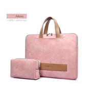 Laptop ACER Aspire 5 A514 14 Inch Sleeve Laptop Bag Leather Premium Free Pouch - Pink