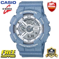 Original G-Shock GA110 Men Women Sport Watch Japan Quartz Movement 200M Water Resistant Shockproof and Waterproof World Time LED Auto Light Gshock Man Boy Girl Sports Wrist Watches with 4 Years Official Warranty GA-110DC-2A7 (Ready Stock Free Shipping)