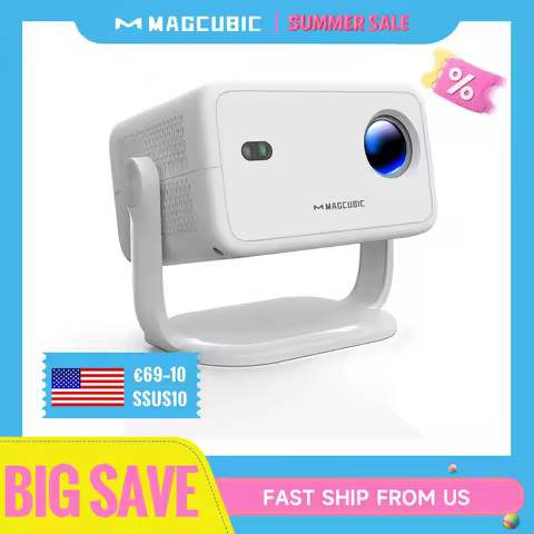 Magcubic 650ANSI L018 Projector 4K Native 1080P Auto Focus & Keystone Correction Android11 BT5.2 WIF