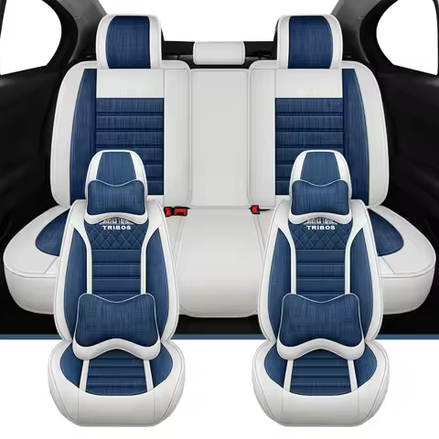 FLAX Universal Full Set Car Seat Covers For MG ZS HS EV MG4 MULAN MG5 Luxury Gifts MG6 Auto Interior