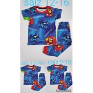 BAJU TIDUR BUDAK SEDONDON BABY-KIDS-BIGKIDS