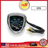 Honda C70 Meter Assy - Lampu BULAT  HONDA C70 BULAT METER ASSY SET COMPLETE HONDA BULAT METER ASSY
