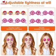 4Pcs Crazy Eyes Bulging Novelty Glasses Winking Eye Glasses Prank Toy for Adult Kid SHOPSKC2561
