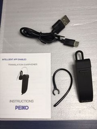 Peiko Bluetooth translation earphone 藍牙耳機含翻譯功能