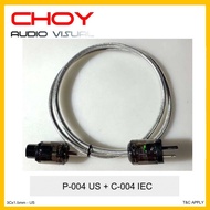 Lapp Cabel 110CY 3Cx1.5mm Power Cord + OYAIDE P-004 US Power Plug + OYAIDE C-004 IEC Connector