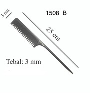 Sisir Sasak Potong Rata Garpu Besi PREMIUM Varian 1508B Sasak