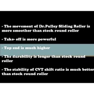 XMAX ROLLER - SLIDING ROLLER X MAX - DR PULLEY SR2318 Original