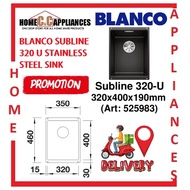 BLANCO SUBLINE 320 U STAINLESS STEEL SINK