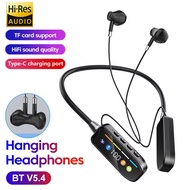 MSD S10 Neckband Bluetooth Earphones 5.4 Stereo Earbuds IPX4 Waterproof Noise Cancelling LED Digital
