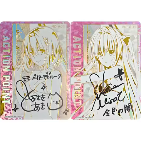 To Love Ru Signed Union Arena Collection Card Momo Belia Deviluke Foil Embossing Texture Card UA45BT