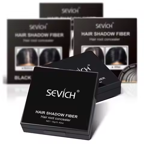 Sevich 5 Color Hair Shadow Powder Waterproof Hair Line Trimming Powder Hair Line Edge Control Powder