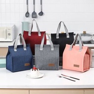 日本暢銷 - 新款鋁箔保溫袋 便攜式便當包 - 黑色