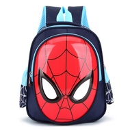 Paud / Elementary School Children Bag Cute Elementary School Backpack Character Backpack C3S4 School Backpack Spiderman Model - Blue