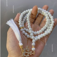 TASBIH ALLAH PEARL GRAIN 99/ TASBIH 99 PEARLS WITH THE WORD OF ALLAH/ TASBIH ALLAH