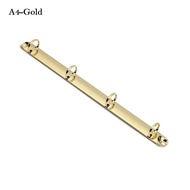 【High-quality】 DIY Journal Notebook Ring Mechanical With Screws A4 B5 A5 A6 A7 Binder Clip Gold Silv