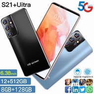 Celular S21 Uitra 6.38inch Mobile Phone 8GB RAM 128GB ROM