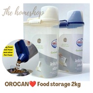 OROCAN FOOD STORAGE / FOOD CONTAINER/CEREAL CONTAINER 2KG