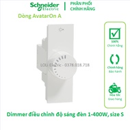 Dimmer switch to adjust LED brightness 1 - 400W size S AvatarOn A Schneider M3T1V400DM_WE - LOLi Ele
