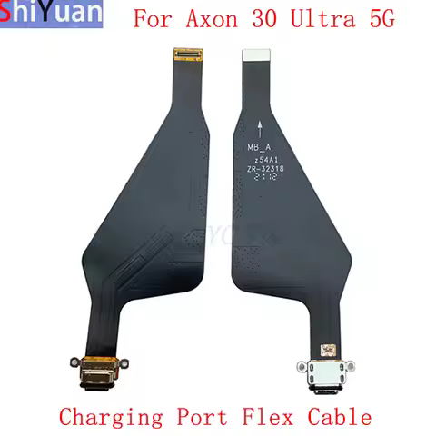 USB Charging Port Connector Board Flex Cable For Axon 30 Ultra 5G Charging Port Flex Replacement Par
